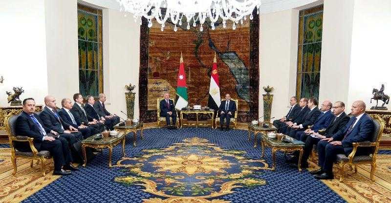 الرئيس السيسي يستقبل العاهل الأردني ويعقدان جلسة مباحثات حول الأوضاع الإقليمية