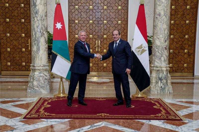 الرئيس السيسي وملك الأردن يؤكدان ضرورة الوقف الفوري لإطلاق النار في غزة وإنفاذ المساعدات