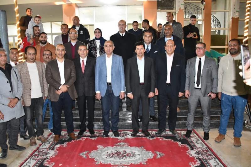 وزير الرياضة ومحافظ المنيا يفتتحان مرحلة إحلال وتجديد فرع نادي المنيا الرياضي