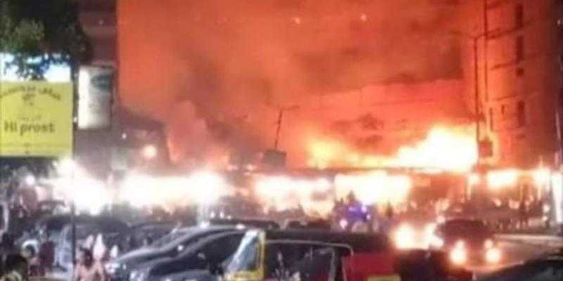 اندلاع حريق فى مبنى بمدنية قازان الروسية جراء اصطدام طائرة مسيرة أوكرانية