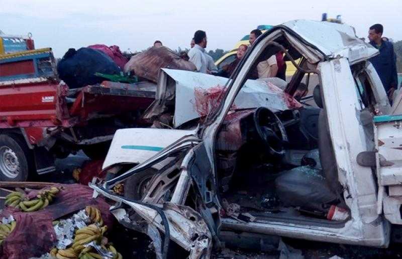 إصابة 5 أشخاص في حادث سير بسوهاج