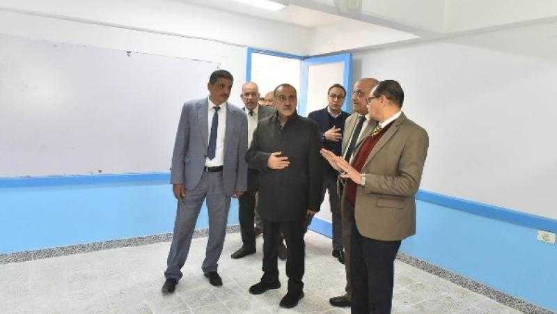 محافظ أسيوط يفتتح أعمال تطوير مدرسة علي بن أبى طالب الإبتدائية