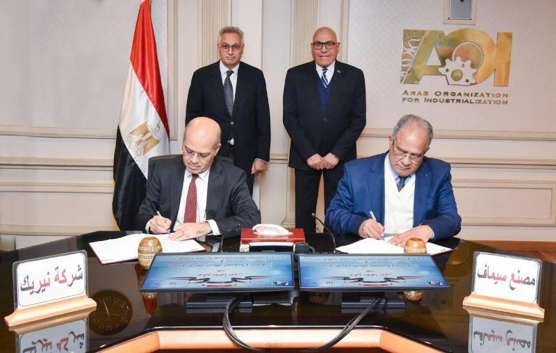 شراكة بين العربية للتصنيع والوطنية لصناعات السكك الحديدية لتلبية احتياجات السوق المحلية والتصدير