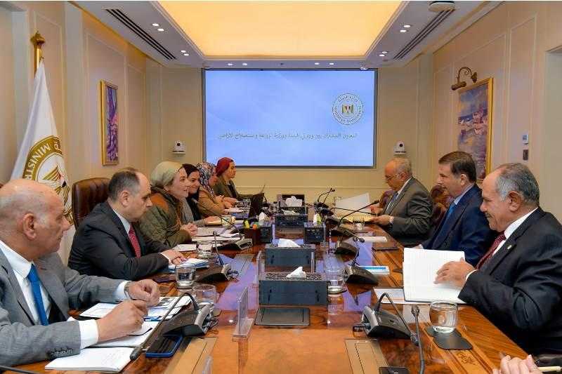 وزيرة البيئة تستقبل وزير الزراعة واستصلاح الأراضي لمناقشة التعاون في عدد من الملفات المشتركة