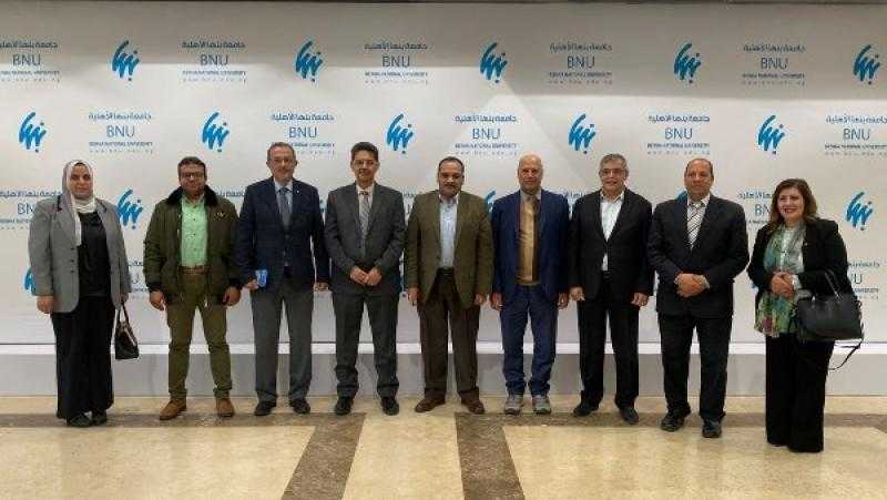 جامعة بنها الأهلية تبحث سبل التعاون مع رابطة علماء مصر بأمريكا وكندا