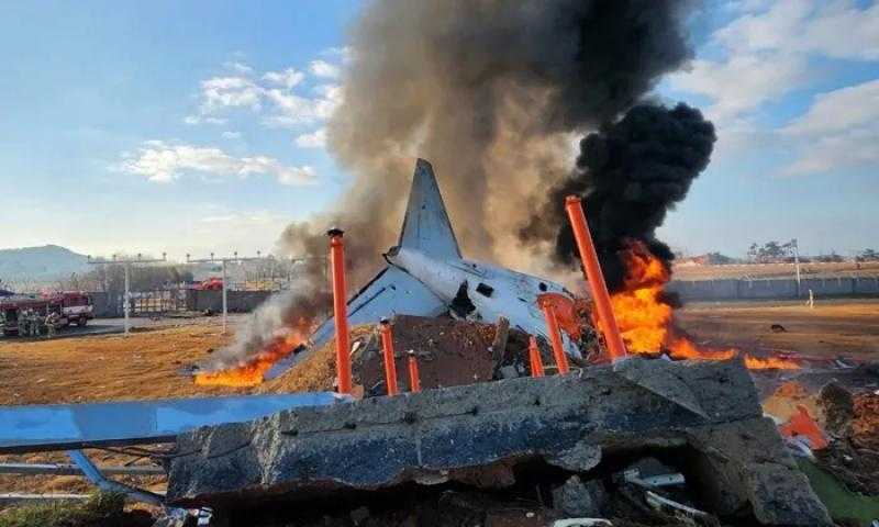 كوريا الجنوبية: انتشال مسجل الصوت الخاص بالطائرة المنكوبة بمطار موان الدولى