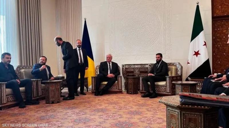 صفحة جديدة.. الشرع يلتقي وفدا أوكرانيا برئاسة وزير الخارجية