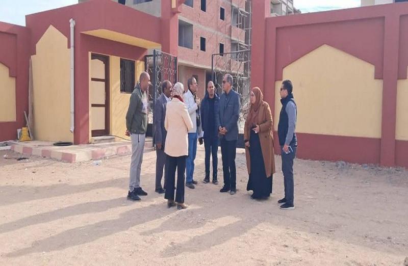 رئيس مدينة الغردقة يتفقد بعض المشروعات المقترح افتتاحها خلال احتفالات العيد القومي للمحافظة