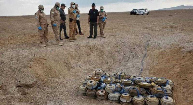 مسام يتلف 1063 قطعة غير منفجرة من مخلفات الحرب في باب المندب