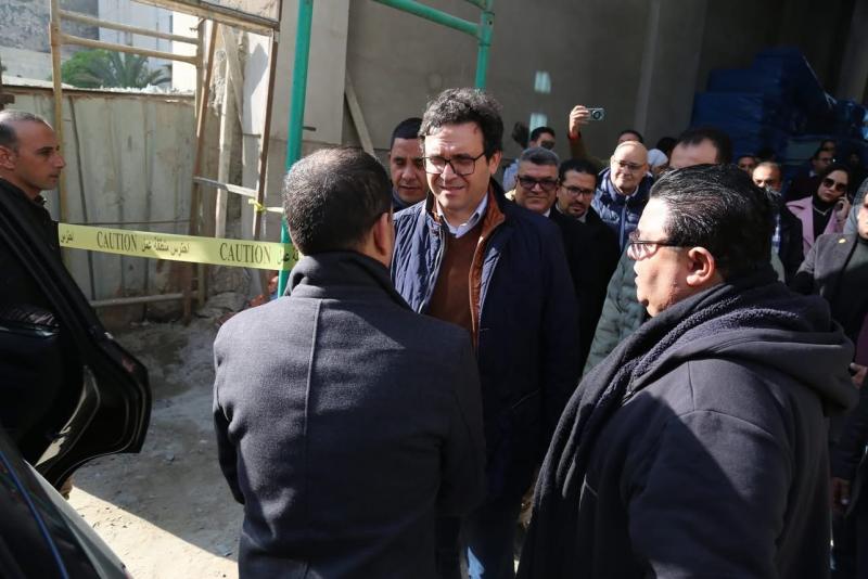 وزير الثقافة: نلتزم باستكمال تطوير أكاديمية الفنون بالإسكندرية وفق الجدول الزمني.. صور
