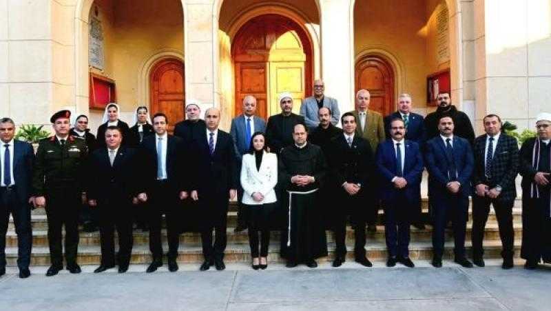 كنيسة الآباء الفرنسيسكان بكفر الدوار تستقبل محافظ البحيرة للتهنئة بعيد الميلاد المجيد