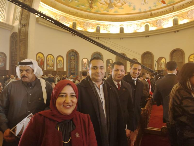 حزب الاتحاد يشارك أقباط مصر في احتفالات عيد الميلاد المجيد