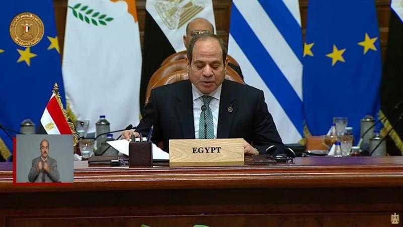 الرئيس السيسي: ندعو لتطوير مشروعات ثقافية وتعليمية مشتركة مع قبرص واليونان