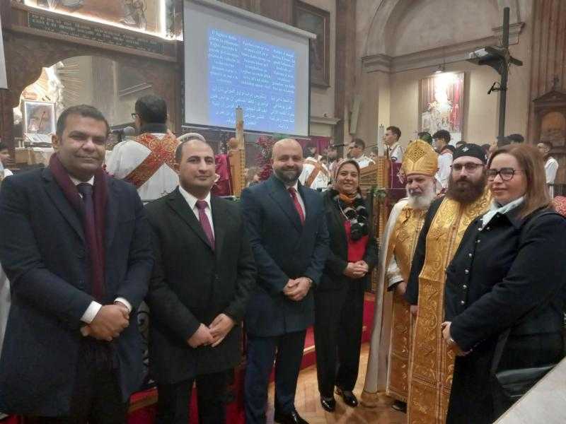 السفيرة المصرية فى ميلانو تنقل لأقباط الخارج تهنئة الرئيس السيسي بعيد الميلاد