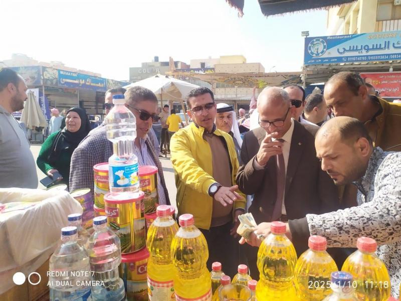 افتتاح أسواق اليوم الواحد للمرة الثالثة بمحافظة جنوب سيناء بمدينة رأس سدر.. صور