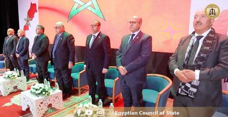 رئيس مجلس الدولة يشارك في ندوة علمية دولية بالمغرب حول «الدور الإنشائي للقضاء الإداري»