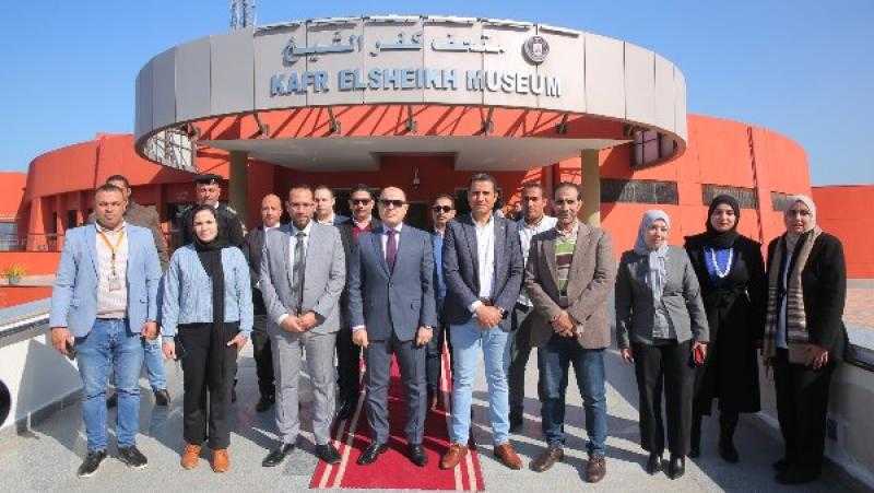 أيقونة التاريخ.. محافظ كفر الشيخ يتفقد متحف الآثار القومي |صور