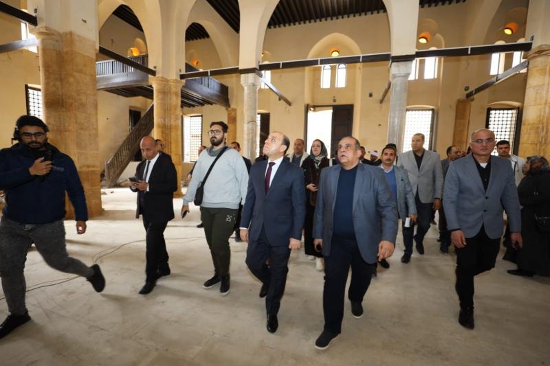 محافظ كفر الشيخ يتفقد مشروع ترميم مسجد أبو غنام الأثري وتنفيذ 90% من الأعمال