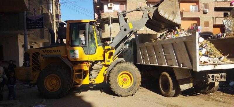 رفع 731 طن مخلفات من شوارع أحياء في الإسكندرية