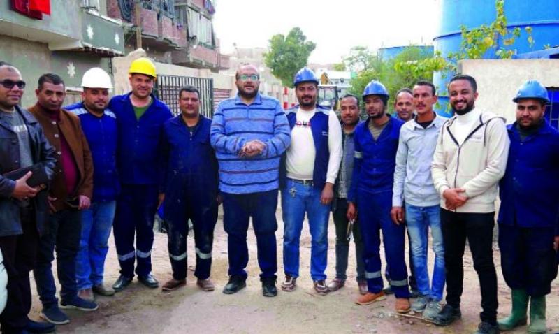 رئيس مياه سوهاج يتفقد محطات المياه النقالي الجاري بها أعمال الإحلال والتجديد