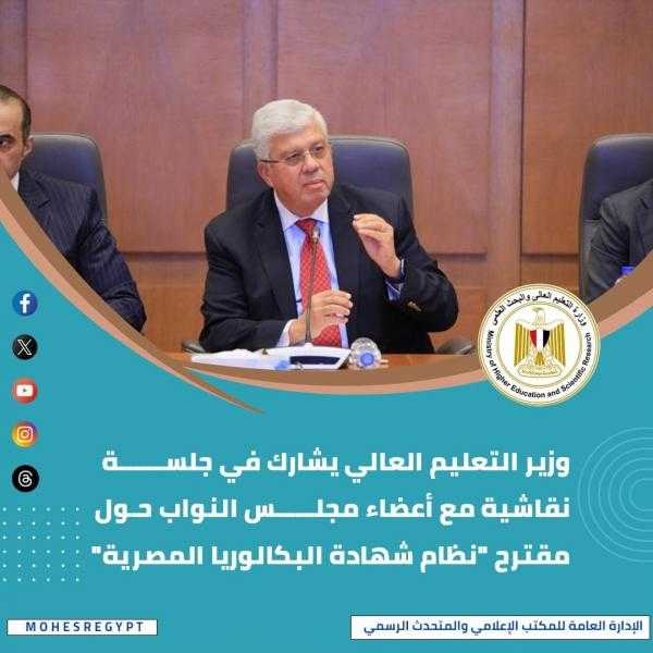 أبرزها مشاركة الوزير بجلسات الحوار المجتمعي لنظام البكالوريا.. الحصاد الأسبوعي للتعليم العالي.. إنفوجراف
