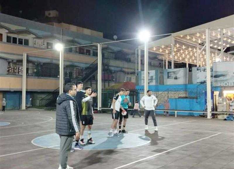 وكيل شباب القليوبية يتفقد تدريبات منتخب القليوبية لكرة اليد