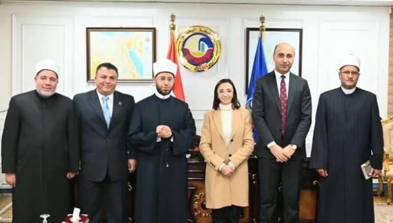 محافظ البحيرة تستقبل وزير الأوقاف لمناقشة رسالة دكتوراه بجامعة دمنهور