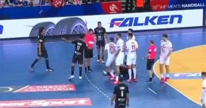 ‎منتخب اليد يهزم كرواتيا 28-24 ويحقق العلامة الكاملة بالدور الأول ببطولة العالم