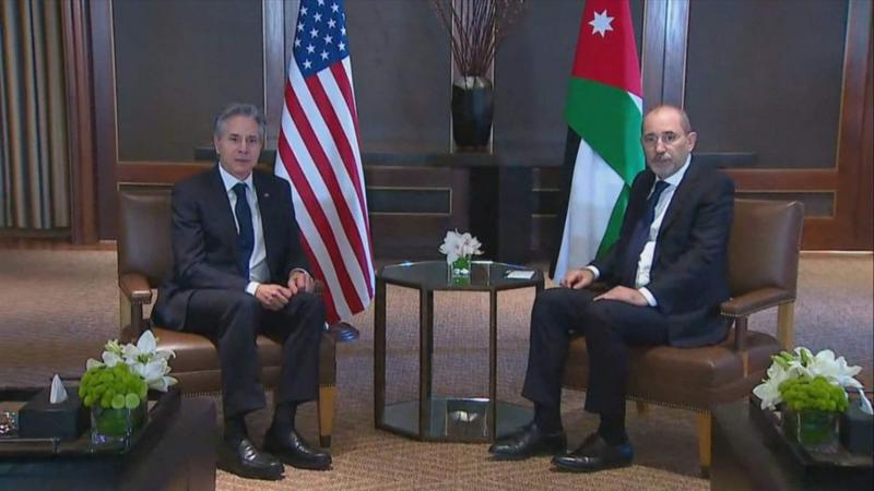 الصفدي وبلينكن يؤكدان ضرورة تنفيذ وقف إطلاق النار في غزة وإدخال المساعدات