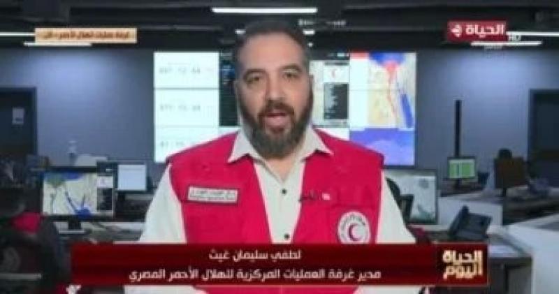 الهلال الأحمر المصرى: لدينا 3 آلاف متطوع لدعم الأشقاء فى غزة