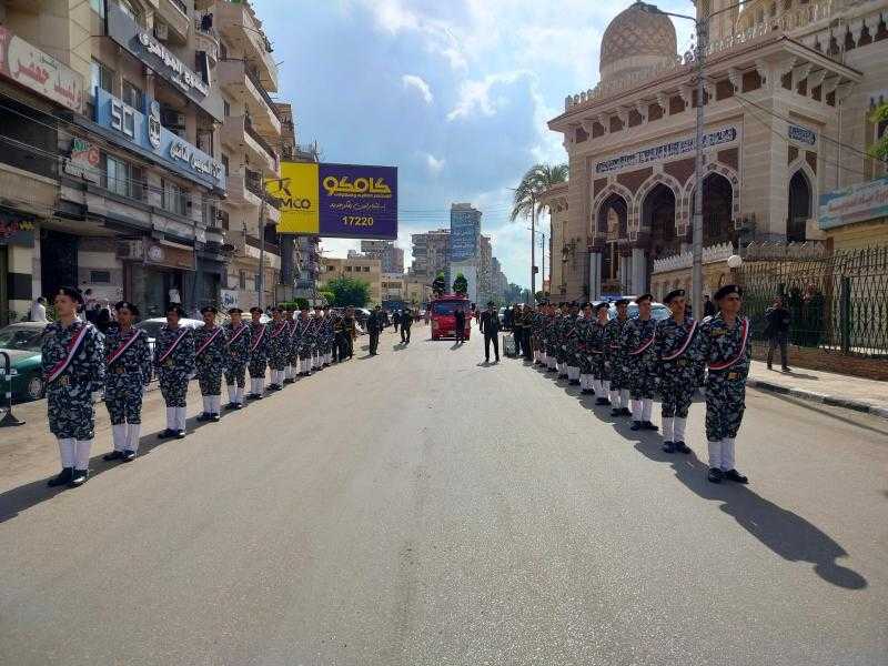الدقهلية تودع العقيد فتحي سويلم شهيد واقعة بنك الفيوم بجنازة عسكرية.. صور