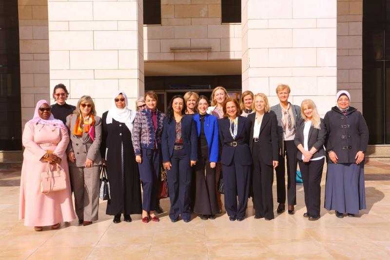 وزيرة التضامن تناقش مع عدد من سفيرات الدول الأجنبية في مصر تعزيز سبل التعاون