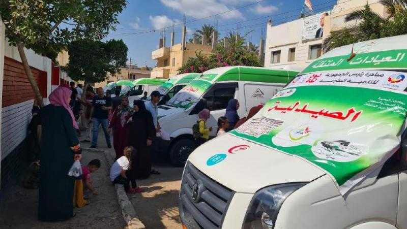 الصحة تطلق 3 قوافل طبية لعلاج المواطنين بالمجان