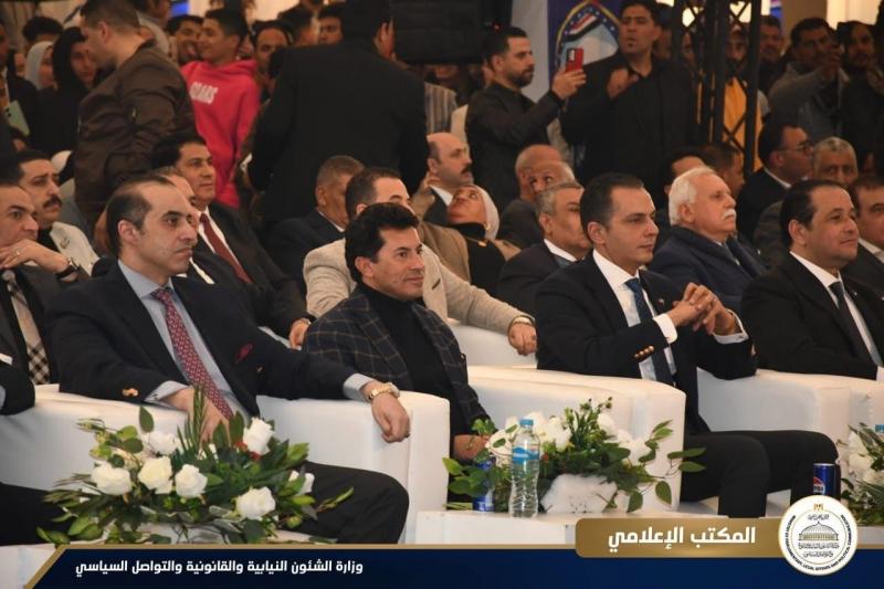 وزيرا الشئون النيابية والشباب والرياضة ومحافظ الشرقية يشهدون حفل تسليم 150 جهاز عرائس بمحافظة الشرقية