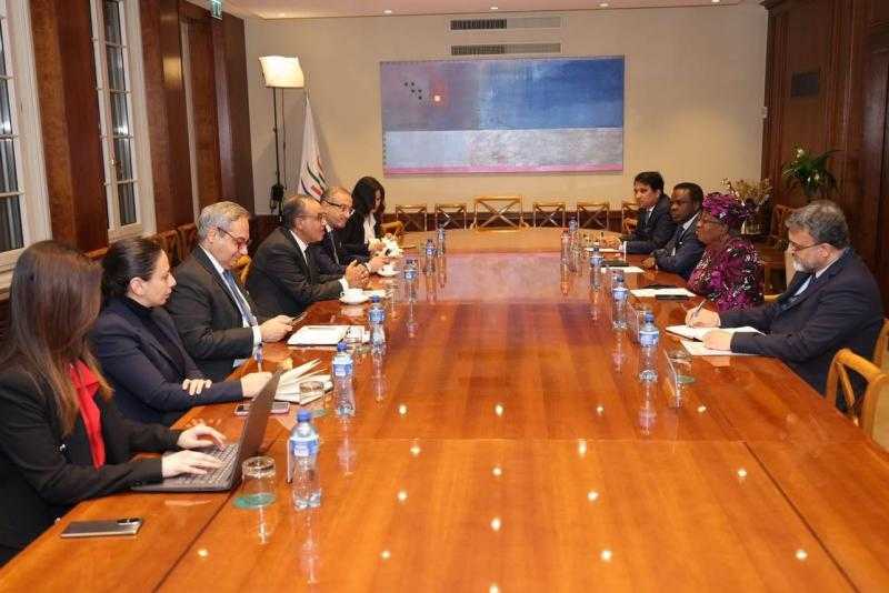 وزير الخارجية والهجرة يلتقي بمُدير عام مُنظمة التجارة العالمية