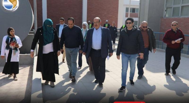 رئيس مياه المنيا ولجنة الصحة يتفقدون عددا من محطات أبو قرقاص