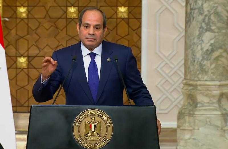 الرئيس السيسي: أطمئن الشعب بأنه لا يمكن أبدا التساهل أو السماح بالمساس بالأمن القومي المصري