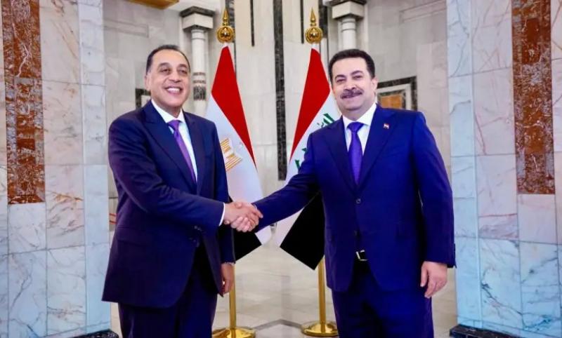بدء جلسة المباحثات الموسعة المصرية العراقية برئاسة رئيسي وزراء البلدين