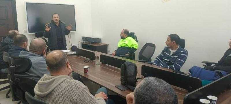 تدريب ضباط الإرشاد بشركة الميناء لاعتماد كباري التحميل بمطار القاهرة الدولي