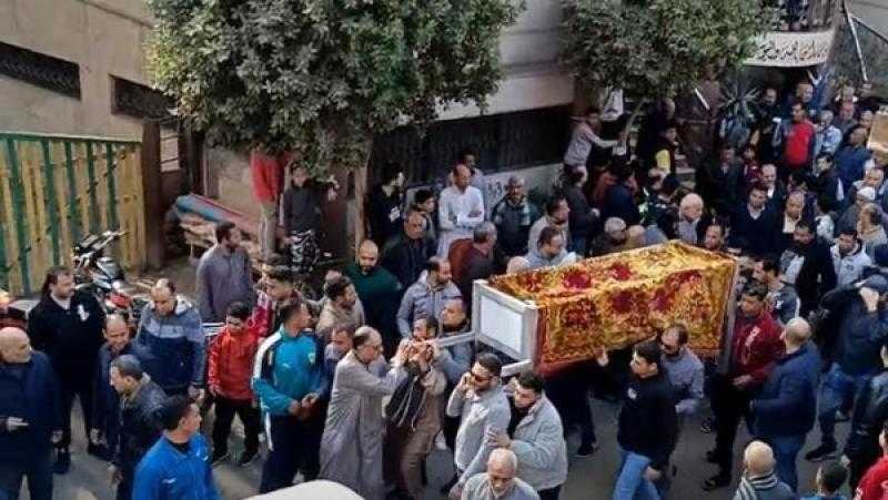 تشييع جثمان شقيق الفنان مصطفي شعبان من مسقط رأسه في المنوفية