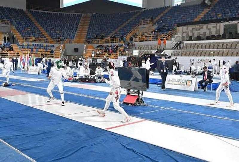 انطلاق اليوم الثاني لكأس العالم لسيف المبارزة للناشئين والناشئات بالعاصمة الإدارية