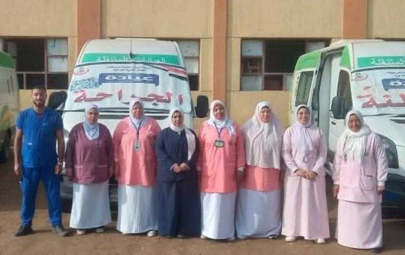 تقديم 3 آلاف خدمة طبية في قافلة بقرية غياضة الشرقية ببني سويف