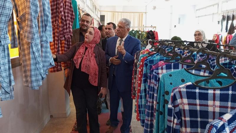 وكيل الشباب والرياضة بالدقهلية تفتتح مبادرة ”يوم الخير” من مركز شباب بلقاس