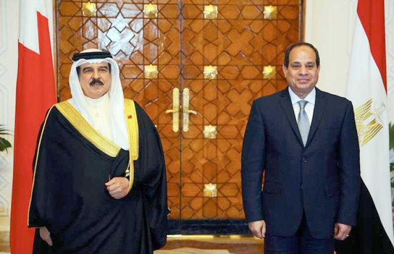 الرئيس السيسى وملك البحرين يناقشان الأوضاع فى سوريا ولبنان وليبيا والسودان