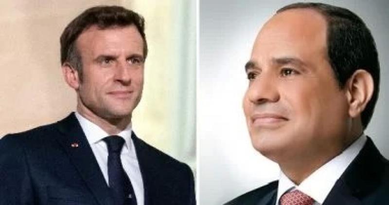 الرئيسان السيسى وماكرون يؤكدان التزامهما بوحدة سوريا وسلامة أراضيها
