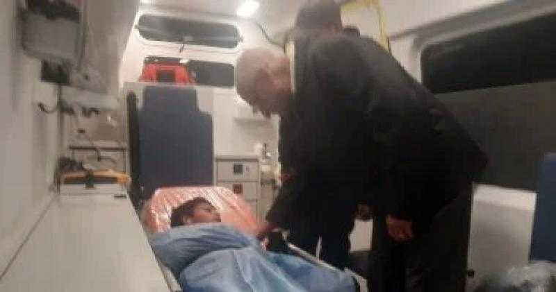 محافظ شمال سيناء يستقبل الدفعة الرابعة من الجرحى الفلسطينيين