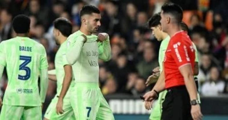 برشلونة يدك فالنسيا 4-0 فى الشوط الأول بكأس ملك إسبانيا