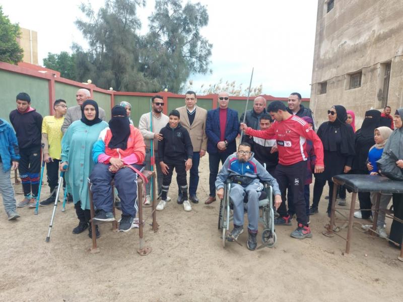وفد وزارة الشباب يتابع تدريبات المشروع القومي لذوي الهمم بكفر الشيخ