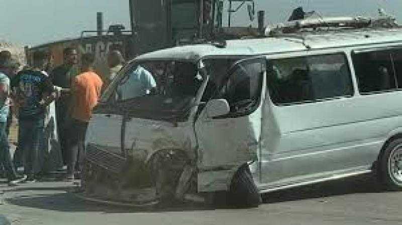مصرع 8 أشخاص وإصابة 6 آخرين إثر حادث تصادم بالطريق الصحراوي فى الإسكندرية