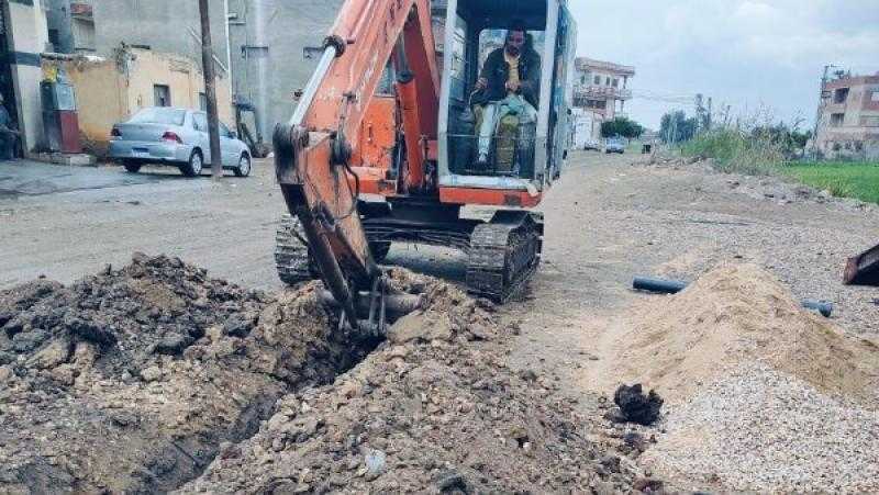 محافظ كفر الشيخ: تركيب خط مياه جديد بطول 1.5 كم بالرياض